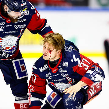 Linköpings Jesper Pettersson skadad vid ögat