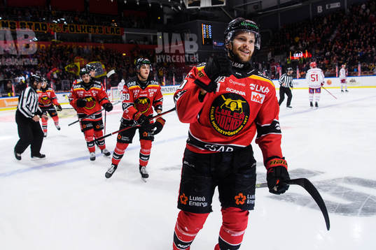 Luleås Einar Emanuelsson jublar
