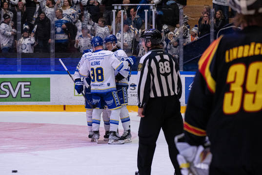 Leksands Martin Karlsson, Kalle Östman och Olle Alsing