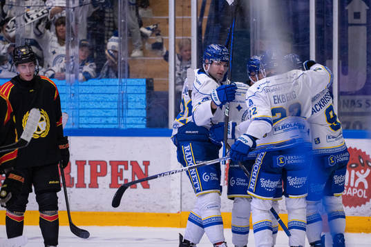 leksans spelare jublar