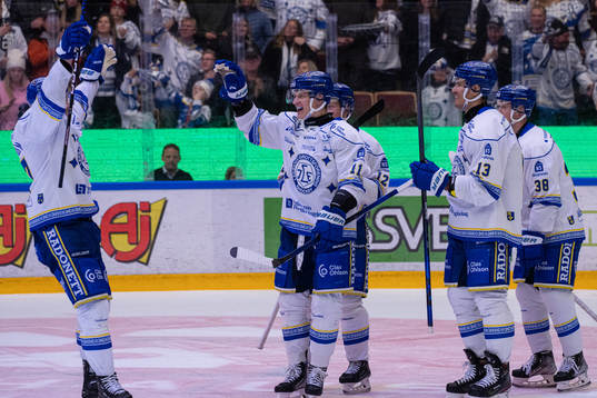 Leksands Martin Karlsson, Kalle Östman, Jon Knuts och Olle