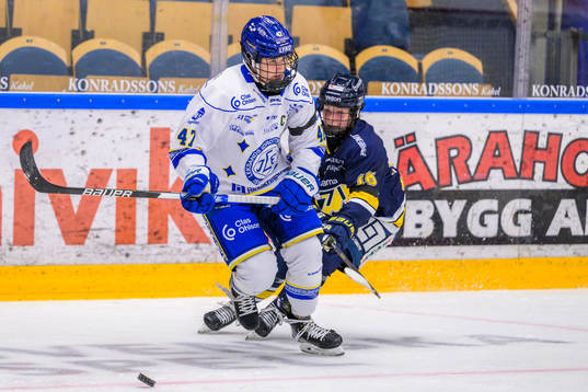 Leksands Abagael Thiessen och HV71s Kajsa Armborg