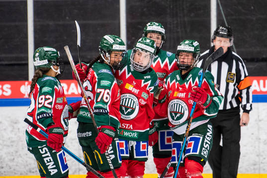 Frölundas Annelie Zander, Holly Boney  och målskytt