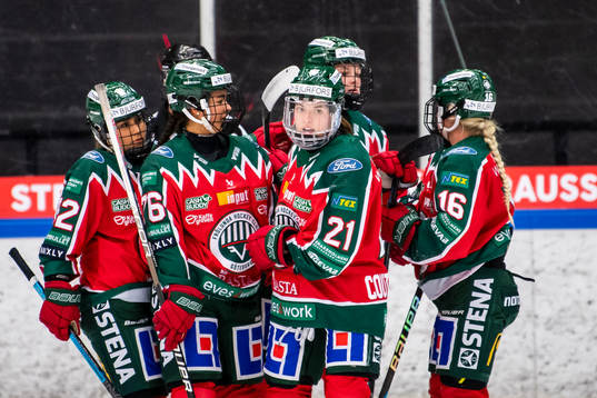 Frölundas Annelie Zander , Holly Boney , Sarah-Eve