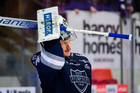 Karlskogas målvakt Lars Volden