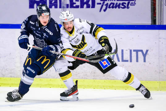 Karlskogas Filip Barklund och Västerås Trevor Cheek