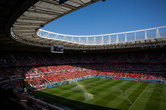 General view of Ahmad Bin Ali Stadium