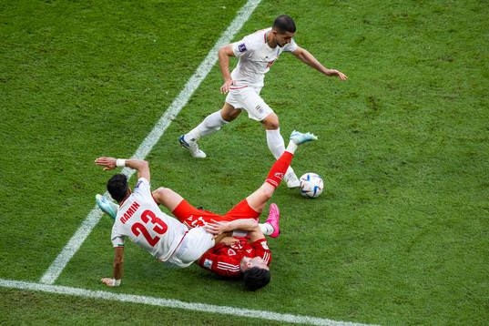 Ramin Rezaeian and Majid Hosseini of Iran against Kieffer
