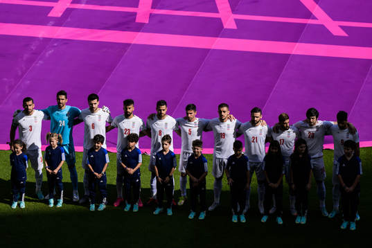 The starting eleven of Iran