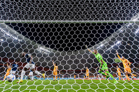 during the FIFA World Cup 2022 football match between