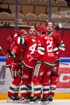 Moras Olle Strandell, Anton Heikkinen, Johan Persson och
