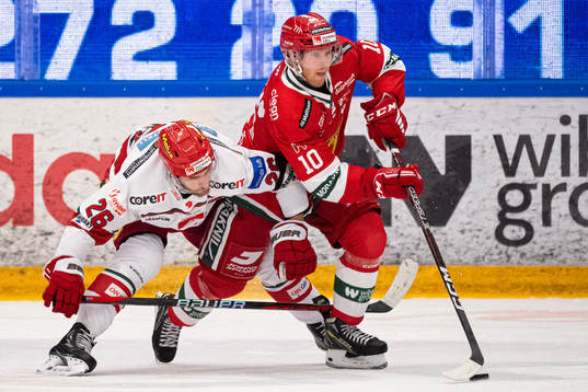 Modos Emil Wahlberg och Moras Nicklas Heinerö