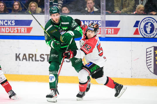 Färjestads Per Åslund och Örebros Petrus Palmu