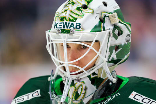 Färjestads målvakt Matthew Tomkins