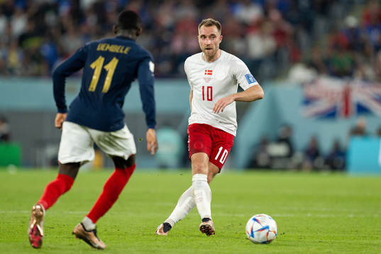 Christian Eriksen of Denmark
