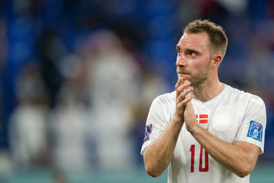 Christian Eriksen of Denmark