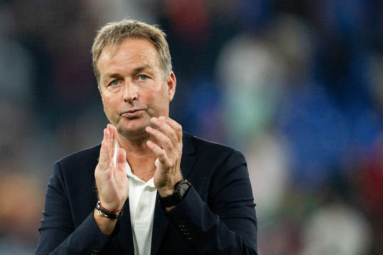 Head coach Kasper Hjulmand of Denmark