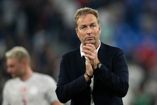 Head coach Kasper Hjulmand of Denmark