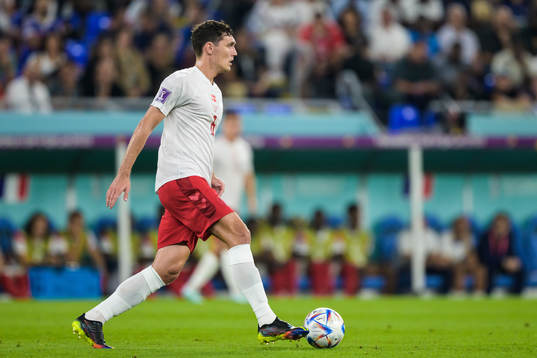 Andreas Christensen of Denmark