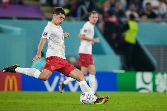 Andreas Christensen of Denmark