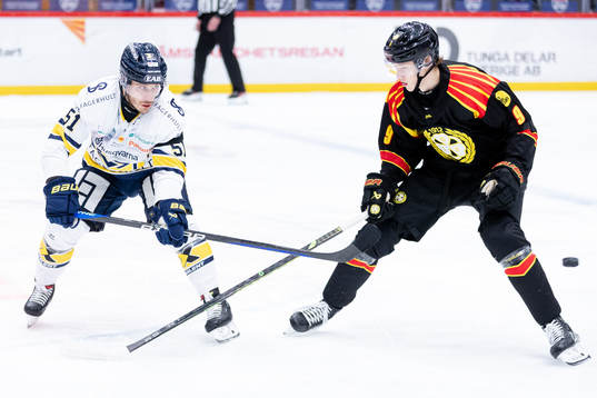 HV71s Andy Miele och Brynäs William Strömgren
