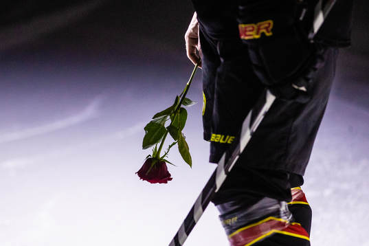 Brynäs Anton Rödin med en ros