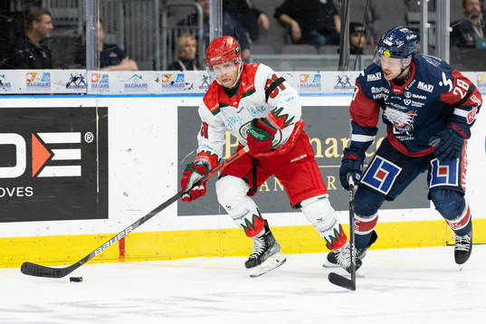 Frölundas Ryan Lasch och Linköpings John Nyberg