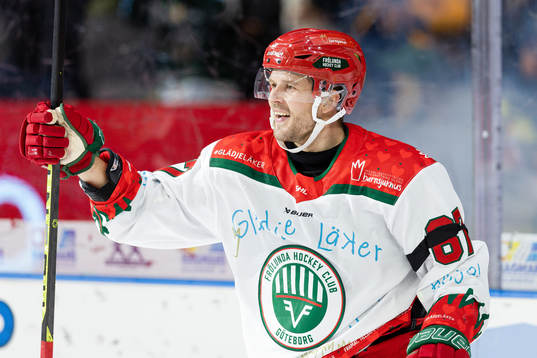 Frölundas Jacob Nilsson jublar