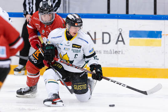 Vita Hästens Victor Öhman och Östersunds Linus Rotbakken