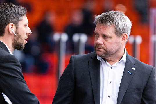 Östersunds assisterande tränare Markus Molin och tränare