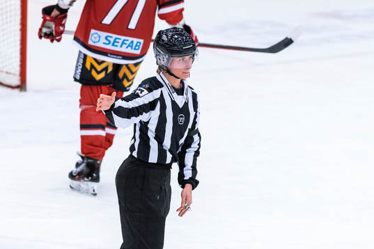 Linjedomare Anna Hammar