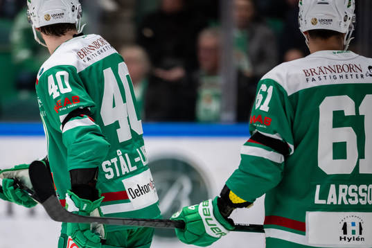 Rögles Oskar Stål-Lyrenäs och Ludvig Larsson med
