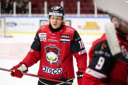 Malmö Redhawks Marcus Sylvegård deppar