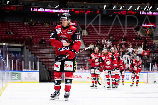 Malmö Redhawks Marcus Sylvegård deppar