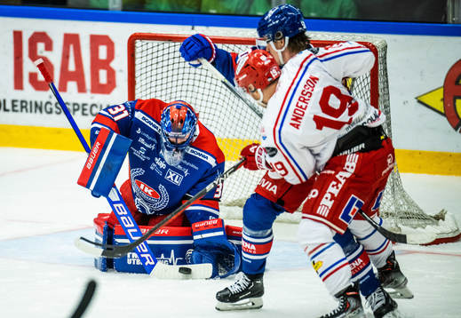 Oskarshamns målvakt Tim Juel