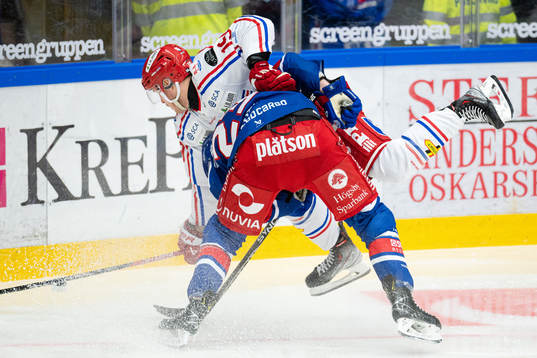 Oskarshamns Blaine Byron och Timrås Erik Andersson