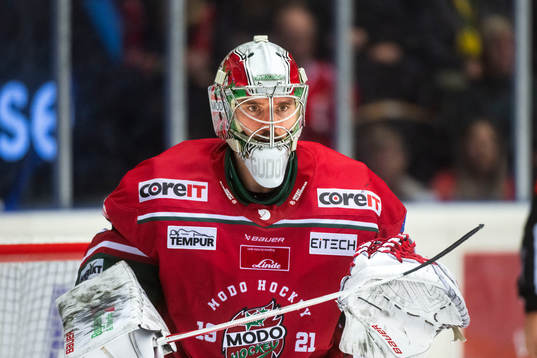 Modos målvakt Krister Gudlevskis