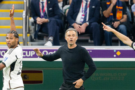 Head coach Luis Enrique of Spain