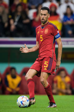 Sergio Busquets of Spain