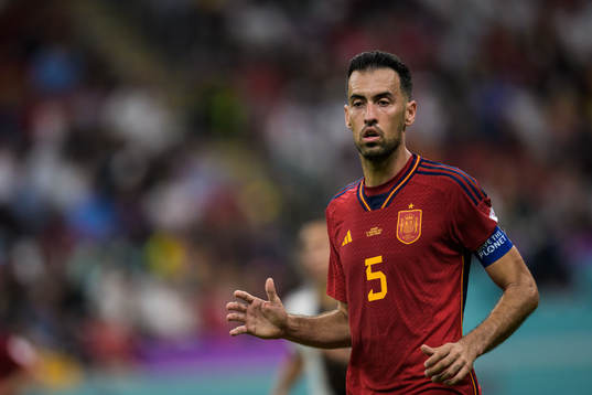 Sergio Busquets of Spain