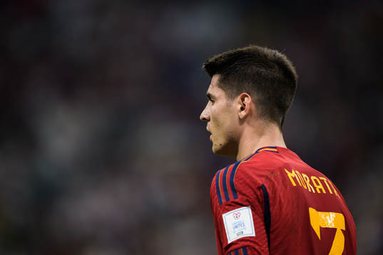 Alvaro Morata of Spain