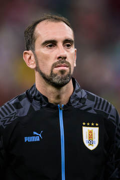 Diego Godin of Uruguay