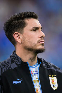 Jose Maria Gimenez of Uruguay