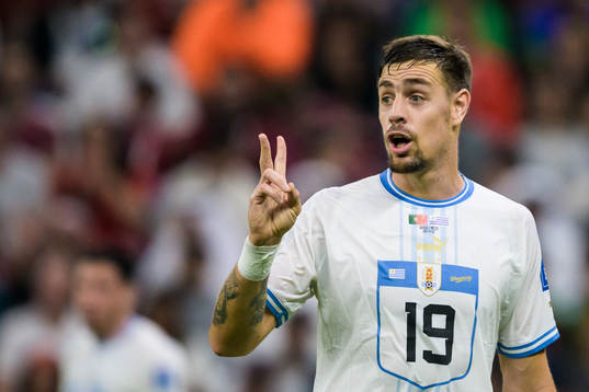 Sebastian Coates of Uruguay