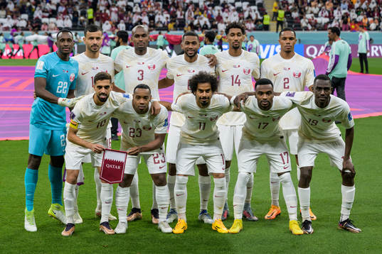 The starting eleven of Qatar