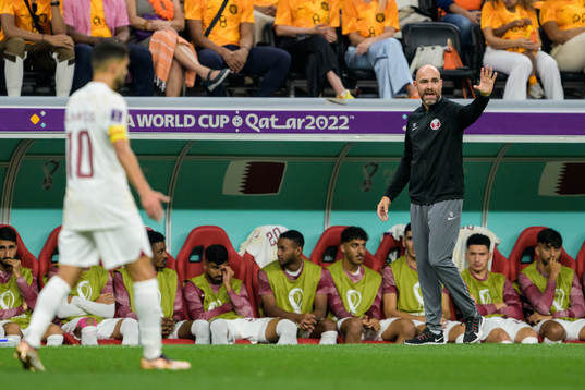 head coach Felix Sanchez of Qatar