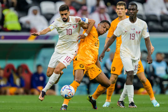 Hassan Alhaydosof Qatar and Jurrien Timberof Netherlands