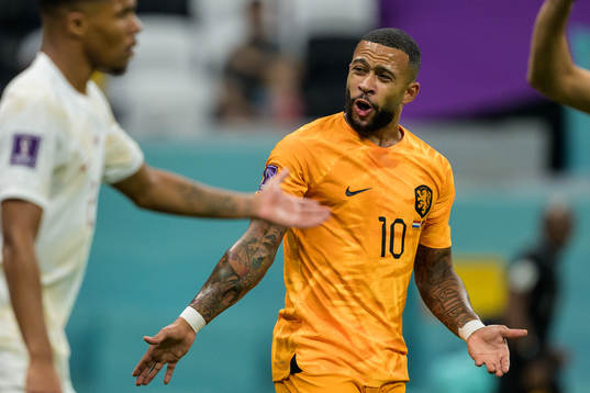 Memphis Depay of Netherlands