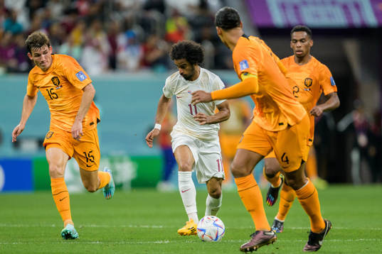 Marten de Roon, Virgil van Dijk and Jurrien Timber of