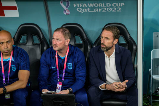 head coach Gareth Southgate of England
